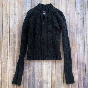 Black Crochet Sweater from Tommy Jeans